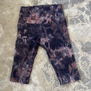 Tie dye Lululemon align leggings 25”